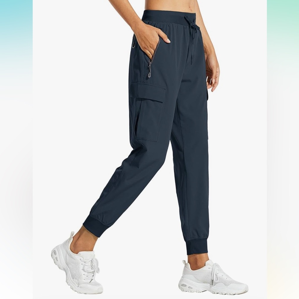 Women's Cargo Joggers Lightweight sz Large